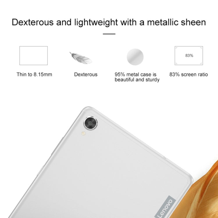 Lenovo Tab M8 TB-8705N, 8.0 inch,  4GB+64GB, Face Identification, Android 9.0 Pie Helio P22T Octa Core up to 2.3GHz, Support WiFi & Bluetooth & GPS & TF Card, Network: 4G LTE(Silver) - Lenovo by Lenovo | Online Shopping UK | buy2fix