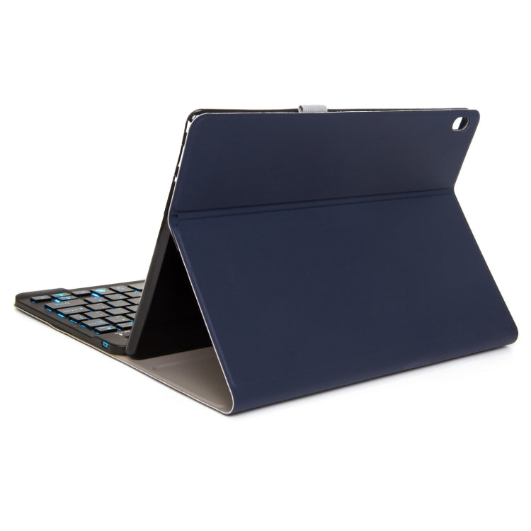 M10 2 in 1 Removable Bluetooth Keyboard + Leather Tablet Case with Holder for Lenovo Tab M10 TB-X505X (Dark Blue) - Lenovo Keyboard by buy2fix | Online Shopping UK | buy2fix