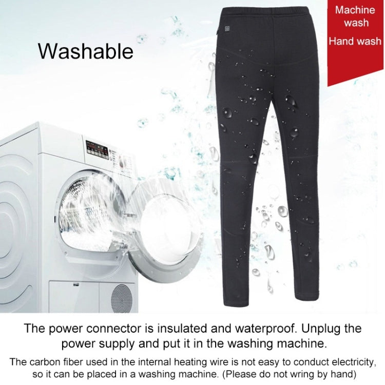USB Secure Smart Thermostat Hair Hot Pants for Men (Color:Black Size:XXL) - Pants by buy2fix | Online Shopping UK | buy2fix