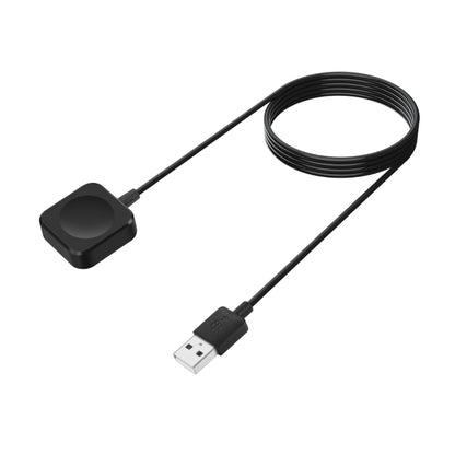 1m Square Magnetic Fast Charger USB Charging Cable for Watch Apple Series Ultra/8/7/6/SE/SE2/5/4/3/2 (Black) - Charger / Holder by buy2fix | Online Shopping UK | buy2fix