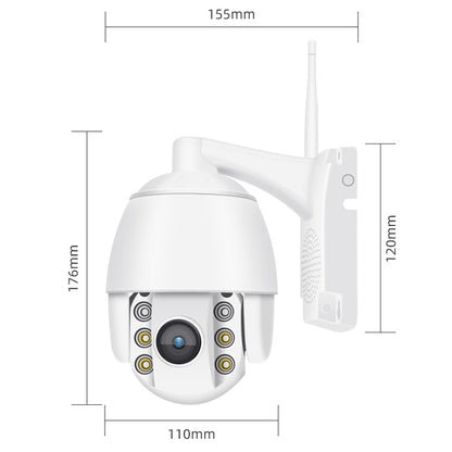 QX2 4G (US Version) 1080P HD 360 Degrees Panoramic Day and Night Full-color Waterproof Smart Camera, Support Motion Detection / Two-way Voice / TF Card, UK Plug - Security by buy2fix | Online Shopping UK | buy2fix