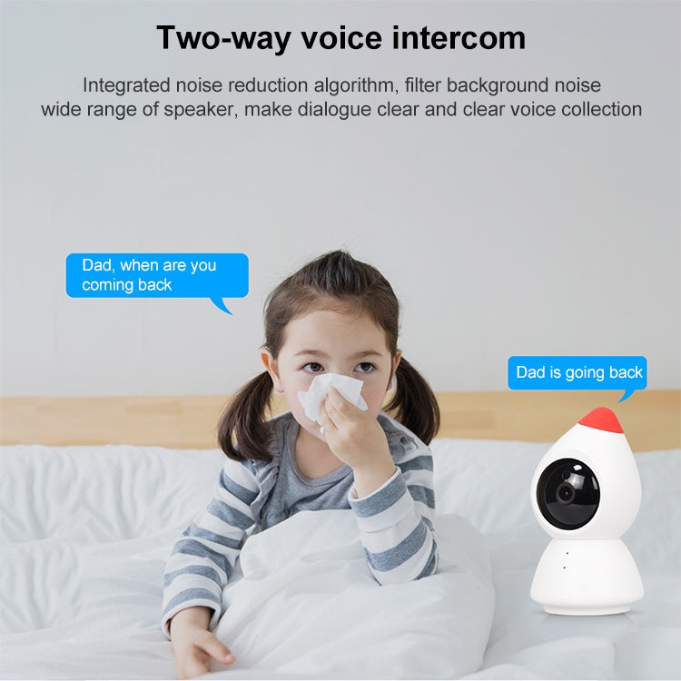 YT43 2 Million Pixels HD Wireless Indoor Home Little Red Riding Hood Camera, Support Motion Detection & Infrared Night Vision & Micro SD Card(EU Plug) - Security by buy2fix | Online Shopping UK | buy2fix