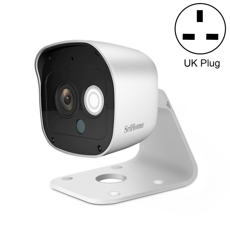 SriHome SH029 3.0 Million Pixels 1296P HD AI Camera, Support Two Way Talk / Motion Detection / Humanoid Detection / Night Vision / TF Card, UK Plug - Security by SriHome | Online Shopping UK | buy2fix