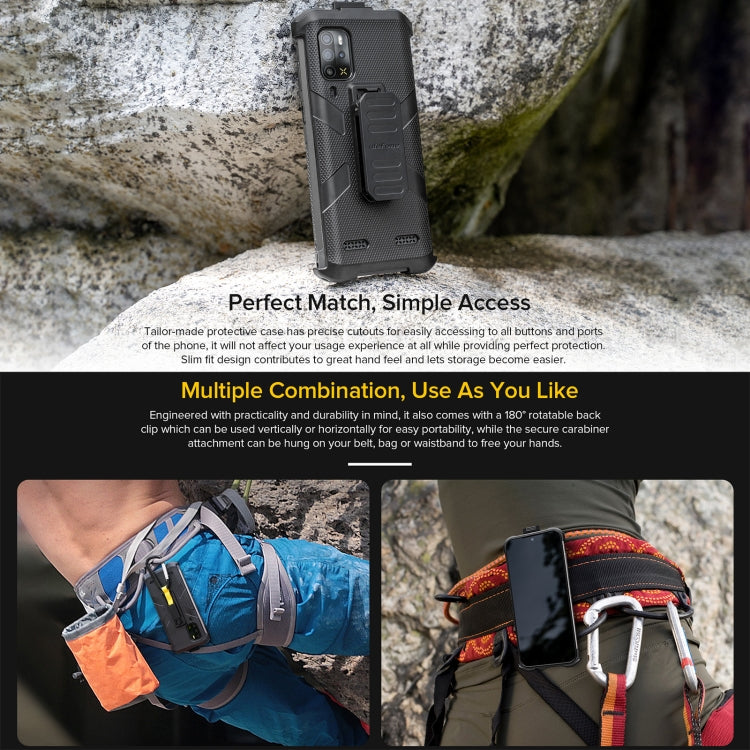 For Ulefone Armor 12 5G Multifunctional TPU + PC Protective Case with Back Clip & Carabiner (Black) - Ulefone Cases by Ulefone | Online Shopping UK | buy2fix