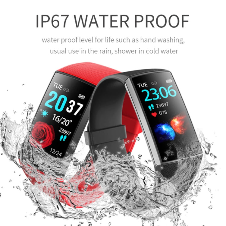 CY11 1.14 inches IPS Color Screen Smart Bracelet IP67 Waterproof, Support Step Counting / Call Reminder / Heart Rate Monitoring / Sleep Monitoring (Red) - Smart Wear by buy2fix | Online Shopping UK | buy2fix