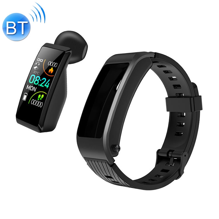 S2 1.08 inch TFT Color Screen Smart Watch, Silicone Strap ,IP67 Waterproof, Support Call Reminder /Heart Rate Monitoring/Sleep Monitoring/Blood Oxygen Monitoring/Blood Pressure Monitoring(Black) - Smart Wear by buy2fix | Online Shopping UK | buy2fix