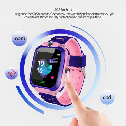 Q12B 1.44 inch Color Screen Smartwatch for Children, Support LBS Positioning / Two-way Dialing / One-key First-aid / Voice Monitoring / Setracker APP (Pink) - Smart Wear by buy2fix | Online Shopping UK | buy2fix