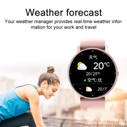 ZL02D 1.28 inch IP67 Waterproof Steel Band Smart Watch Support Heart Rate Monitoring (Pink) - Smart Watches by buy2fix | Online Shopping UK | buy2fix