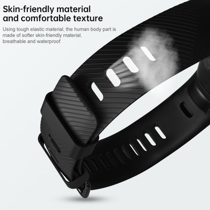 Smart Watch Silicone Watch Band for Huawei Honor Band 4 / Band 5(Black) - Smart Wear by buy2fix | Online Shopping UK | buy2fix