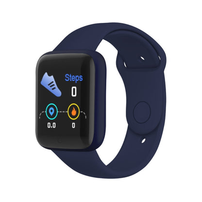 Y68M 1.44 inch Smart Watch, Support Heart Rate Blood Pressure Blood Oxygen Monitoring (Blue) - Smart Wear by buy2fix | Online Shopping UK | buy2fix