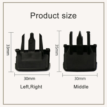 For Toyota Corolla Left-hand Drive Car Middle Air Conditioning Air Outlet Paddle - Air Conditioning System by buy2fix | Online Shopping UK | buy2fix