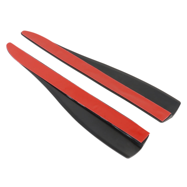 1 Pair Car Carbon Fiber Silicone Bumper Strip, Style: Long (Black) - Anti Collision Sticker by buy2fix | Online Shopping UK | buy2fix