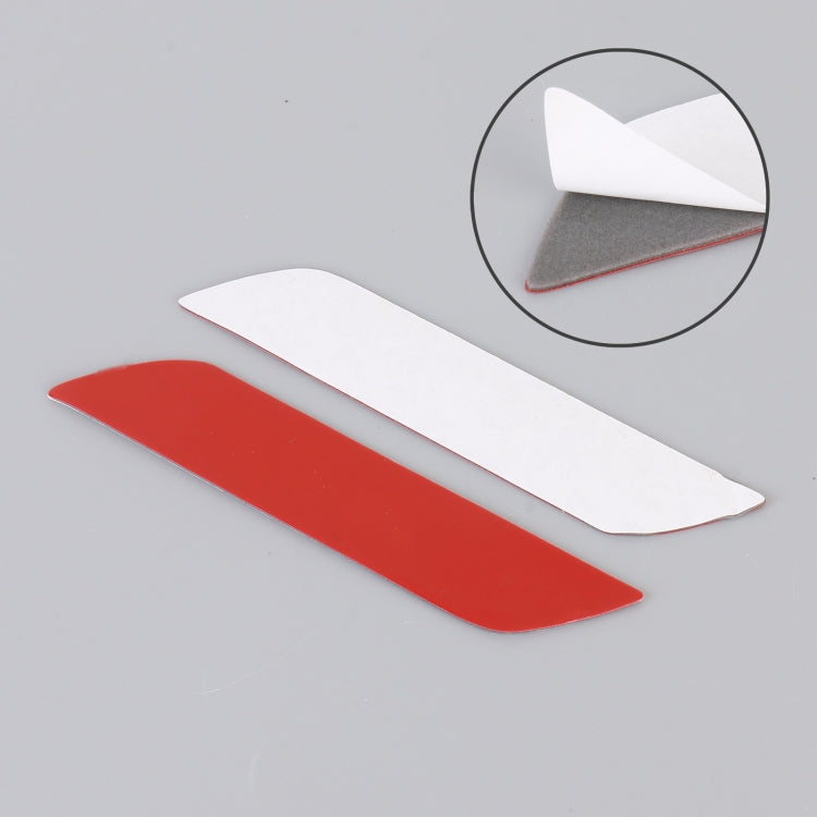 1 Pair Car SPORTS Personalized Aluminum Alloy Decorative Stickers, Size: 11.5 x 2.5 x 0.5cm (Red) - 3D Metal Sticker by buy2fix | Online Shopping UK | buy2fix