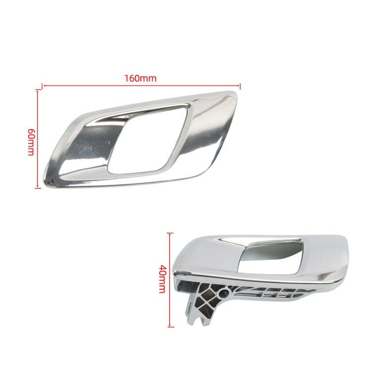 A8558 1 Pair For Ford Ranger 2012-2019 Car Door Inside Handle 68004828AA+68004829AA - Door Handles by buy2fix | Online Shopping UK | buy2fix