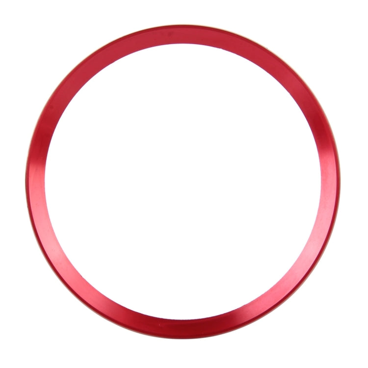 Car Aluminum Steering Wheel Decoration Ring For Audi(Red) - In Car by buy2fix | Online Shopping UK | buy2fix