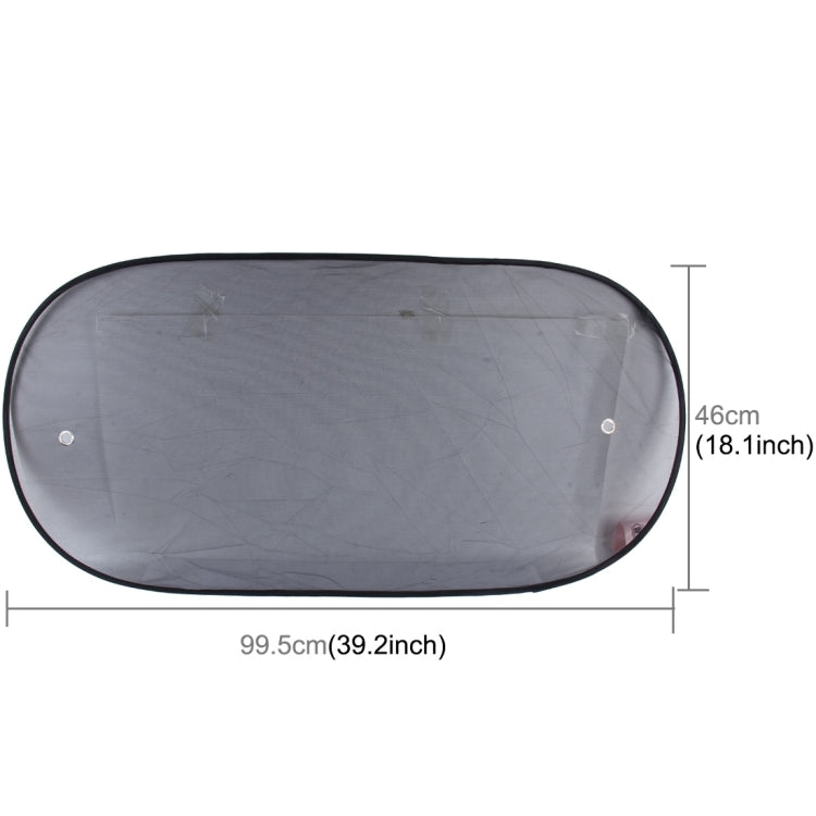 Car Window Foldable Shade for Back Blocks UV Rays with Suction Cups - Window Foils & Solar Protection by buy2fix | Online Shopping UK | buy2fix