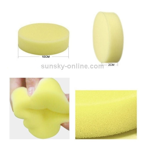 10 PCS Household Cleaning Sponge Car Sponge Ball Car Wash Sponge,Size：10 x 10 x 2cm - Car washing supplies by buy2fix | Online Shopping UK | buy2fix