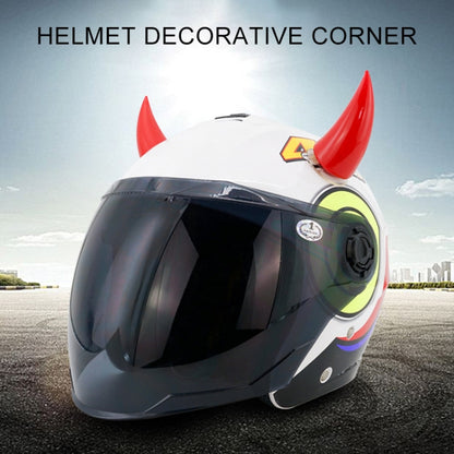 2 PCS Motorcycle Helmet Devil Decoration Motorbike Helmet Suction Cups Horns Decoration Headwear Sucker(Fluorescent Green) - Ornamental Parts by buy2fix | Online Shopping UK | buy2fix