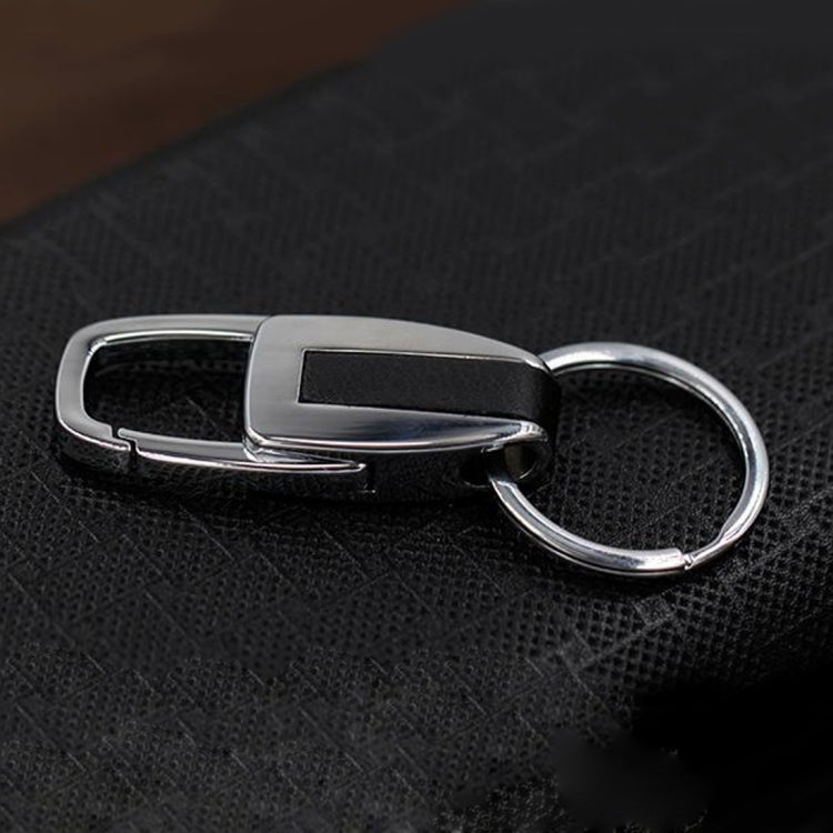 Single Ring Metal Leather Key Chain Metal Car Key Ring Multi-functional Tool Key Holder Key Chains Rings Holder For Car Key Rings - Key Rings by buy2fix | Online Shopping UK | buy2fix