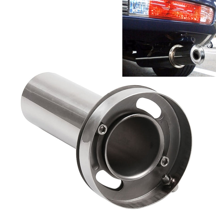 4 inch Universal Car 304 Stainless Steel Exhaust Pipe Muffler Unadjustable Tail Muffler Tip - In Car by buy2fix | Online Shopping UK | buy2fix