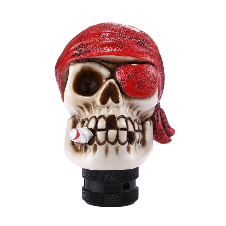 Pirate Skull Shaped Universal Vehicle Car Shifter Cover Manual Automatic Gear Shift Knob (Red) - Shift Knob by buy2fix | Online Shopping UK | buy2fix