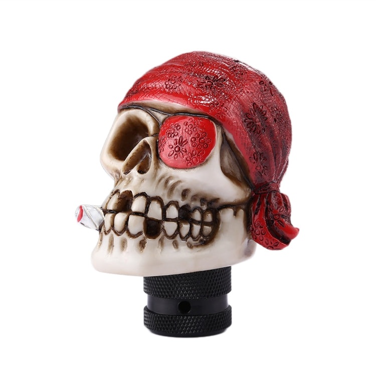 Pirate Skull Shaped Universal Vehicle Car Shifter Cover Manual Automatic Gear Shift Knob (Red) - Shift Knob by buy2fix | Online Shopping UK | buy2fix