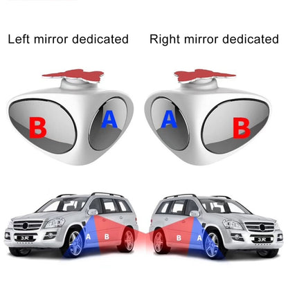 3R-051 360 Degrees Rotatable Left Blind Spot Side Assistant Mirror for Auto Car - Convex Mirror & Accessories by 3R | Online Shopping UK | buy2fix