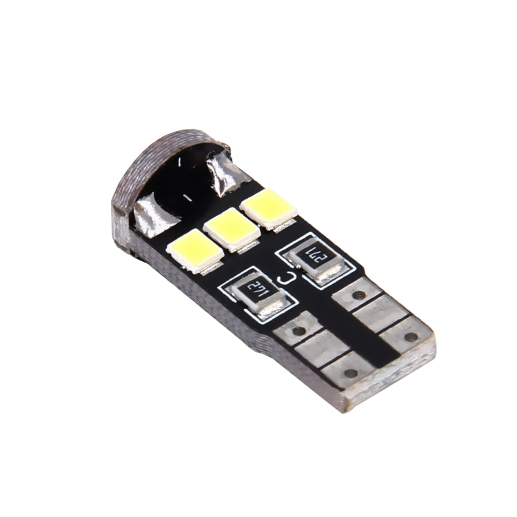 2 PCS T10/W5W/194/501 1.5W 90LM 6000K 9 SMD-3528 LED Bulbs Car Reading Lamp Clearance Light with Decoder, DC 12V - Clearance Lights by buy2fix | Online Shopping UK | buy2fix