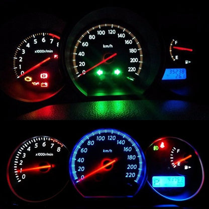 10 PCS 0.4W B8.5 Wedge Instrument Panel COB LED Light Dashboard Gauge Cluster Indicator Lamp Bulb (Red Light) - Instrument Lights by buy2fix | Online Shopping UK | buy2fix