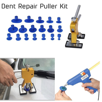 50 in 1 Auto Car Metal PDR Dent Lifter-Glue Puller Tab Hail Removal Paintless Car Dent Repair Tools Kit, with 20W Glue Gun, US Plug or EU Plug - In Car by buy2fix | Online Shopping UK | buy2fix