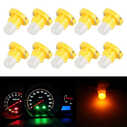 10PCS 2W T4.2 Wedge Instrument Panel LED Light Dashboard Gauge Cluster Indicator Lamp Bulb(Yellow Light) - Instrument Lights by buy2fix | Online Shopping UK | buy2fix