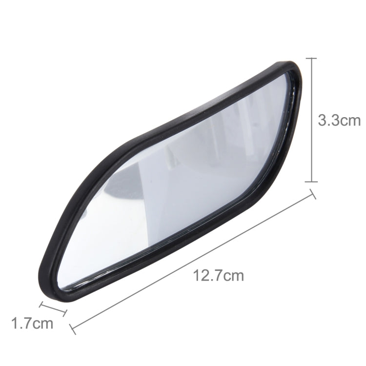 3R-067 2 PCS Car Blind Spot and Wide Rear View Wide Angle Adjustable Mirror(Black) - Convex Mirror & Accessories by 3R | Online Shopping UK | buy2fix