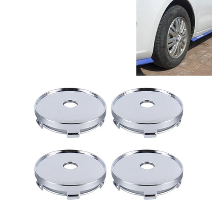 4 PCS Metal Car Styling Accessories Car Emblem Badge Sticker Wheel Hub Caps Centre Cover - In Car by buy2fix | Online Shopping UK | buy2fix