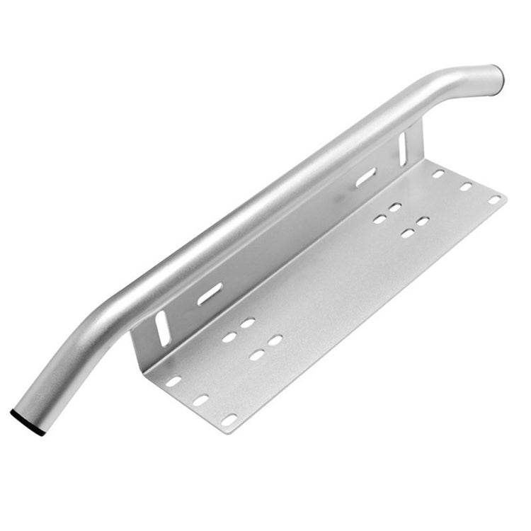 Universal Car License Plate Plastic Bracket Frame Holder Stand Mount (Silver) -  by buy2fix | Online Shopping UK | buy2fix