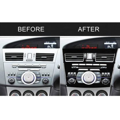 For Mazda 3 Axela 2010-2013 4 in 1 Car Central Control Radio Set A Decorative Sticker, Right Drive - In Car by buy2fix | Online Shopping UK | buy2fix