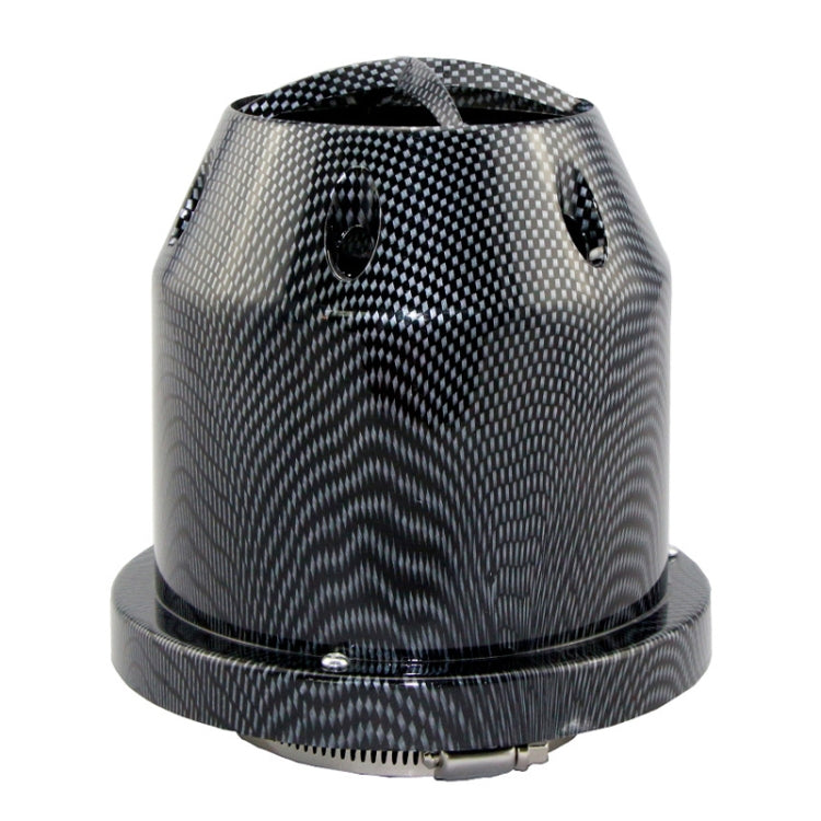 XH-UN005 Car Universal Modified High Flow Mushroom Head Style Intake Filter for 76mm Air Filter (Carbon Fiber Black) - In Car by buy2fix | Online Shopping UK | buy2fix