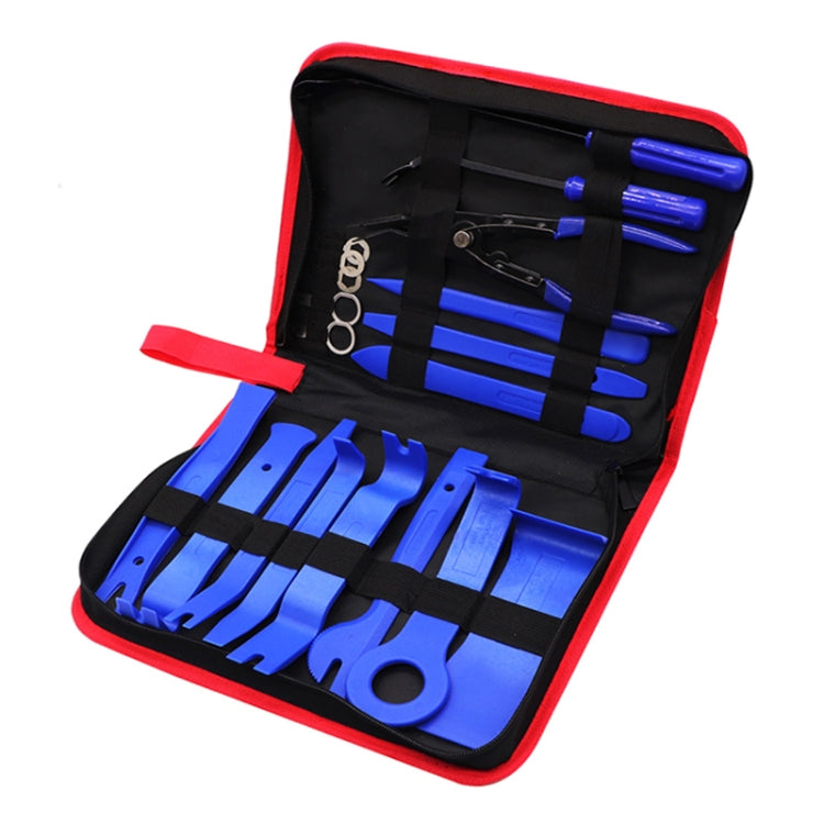 19 in 1 Car Audio Disassembly Tool Interior Disassembly Modification Tool (Blue + Red) - In Car by buy2fix | Online Shopping UK | buy2fix