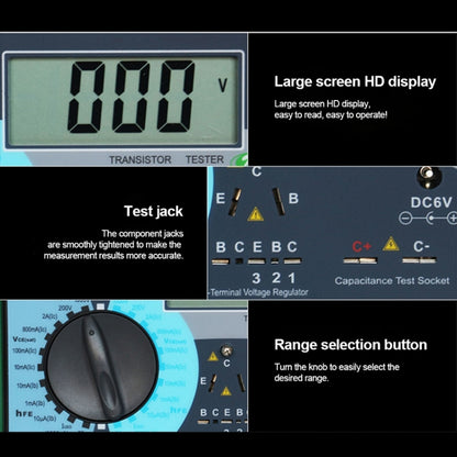 DUOYI DY294 Multifunction Digital Transistor AnalyzerTester - Electronic Test by DUOYI | Online Shopping UK | buy2fix