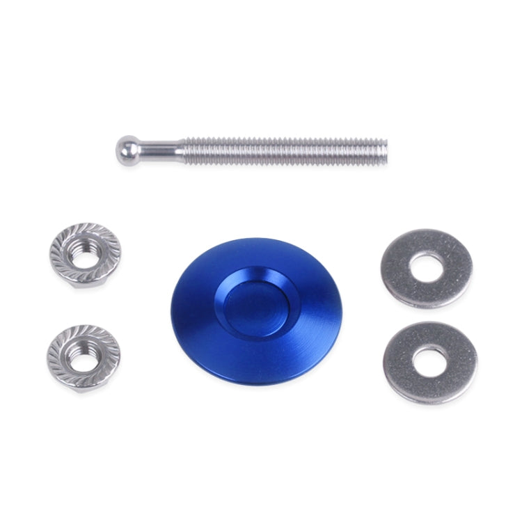 54mm Stainless Steel Quick-pins Push Button Billet Hood Pins Lock Clip Kit (Blue) - In Car by buy2fix | Online Shopping UK | buy2fix