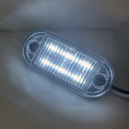10 PCS MK-019 Car / Truck 6LEDs Side Marker Indicator Lights Bulb Lamp (White Light) - In Car by buy2fix | Online Shopping UK | buy2fix