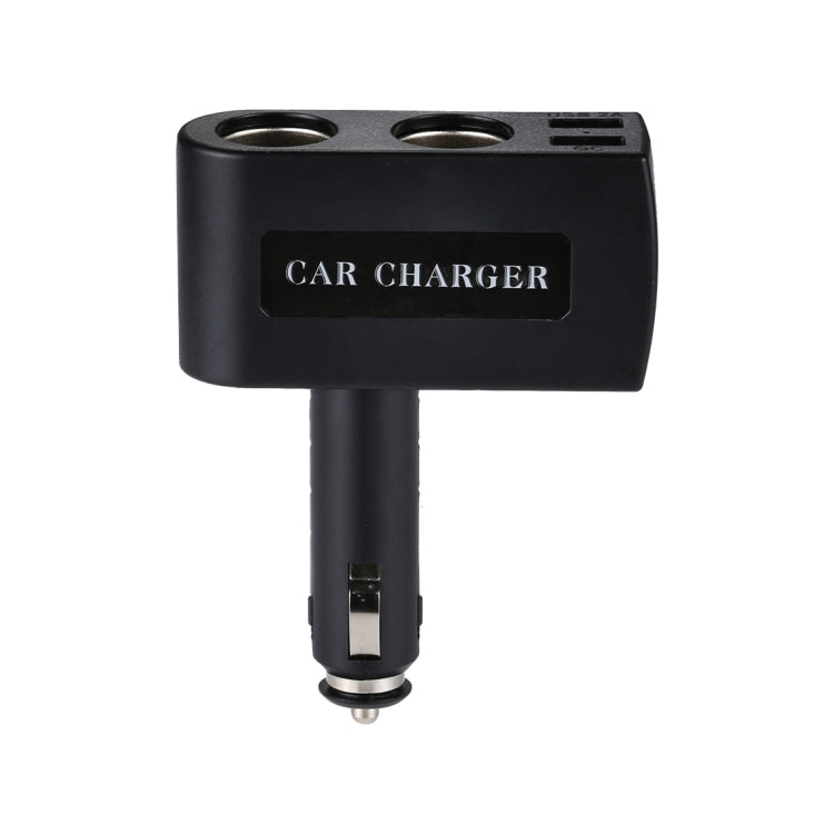 QC 3.0 Dual USB Ports 6A with 2 Socket Cigarette Lighter Splitter Car Charger -  by buy2fix | Online Shopping UK | buy2fix