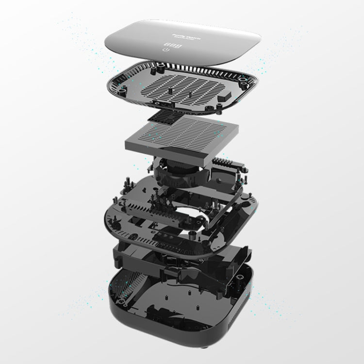 XJ-008 Car Negative Ion USB Air Purifier, Smart Version (White) - In Car by buy2fix | Online Shopping UK | buy2fix