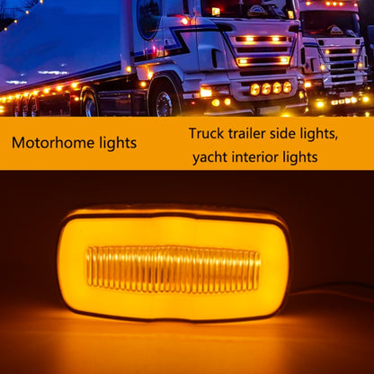 2 PCS MK-190 Truck LED Side Marker Light (White Light) - In Car by buy2fix | Online Shopping UK | buy2fix