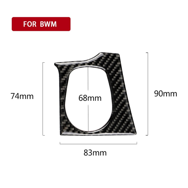 Carbon Fiber Car Key Hole Decorative Sticker for BMW F30 2013-2018 / F34 2013-2017, Sutible for Left Driving -  by buy2fix | Online Shopping UK | buy2fix