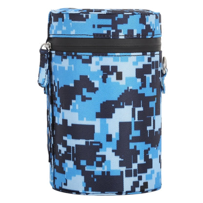 Camouflage Color Large Lens Case Zippered Cloth Pouch Box for DSLR Camera Lens, Size: 16x10x10cm (Blue) - Camera Accessories by buy2fix | Online Shopping UK | buy2fix