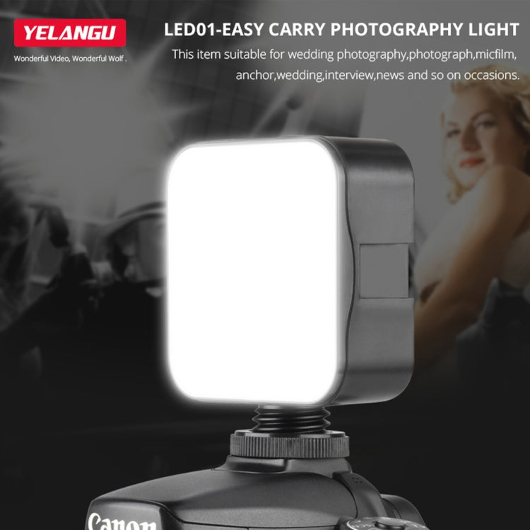 YELANGU LED01 49 LED Video Light for Camera / Video Camcorder (Black) - Camera Accessories by YELANGU | Online Shopping UK | buy2fix