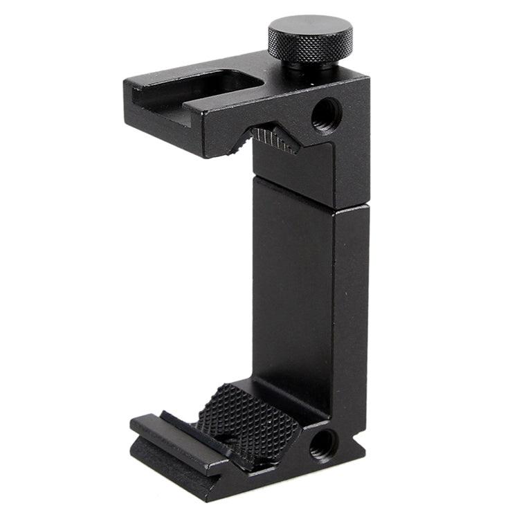 YICHUANG JH-01 Aluminum Alloy Phone Tripod Clip Holder Clamp Adapter for 65-95cm - Consumer Electronics by YICHUANG | Online Shopping UK | buy2fix