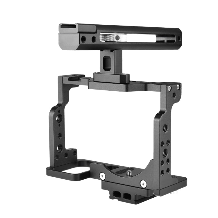 YELANGU C15-B YLG0711A-A Video Camera Cage Stabilizer with Handle for Nikon Z6 / Z7(Black) - Camera Accessories by YELANGU | Online Shopping UK | buy2fix