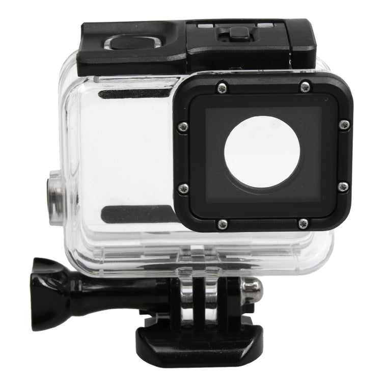 For GoPro HERO5 30m Waterproof PC & ABS Housing Protective Case + Touch Back Cover with Buckle Basic Mount & Long Screw, Backcover Size: 7 x 6 cm - DJI & GoPro Accessories by buy2fix | Online Shopping UK | buy2fix