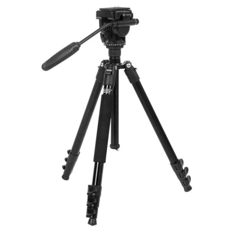 TRIOPO K2808 Aluminum Tripod Mount with HY-350 Heavy Duty Damping Head (Black) - Tripods by TRIOPO | Online Shopping UK | buy2fix